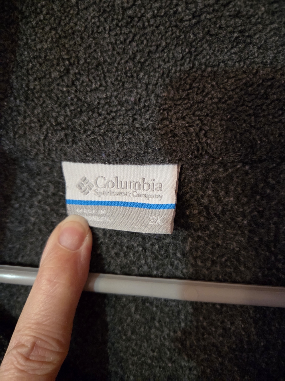 Columbia Charcoal Full-Zip Fleece Jacket - Picture 3 of 4